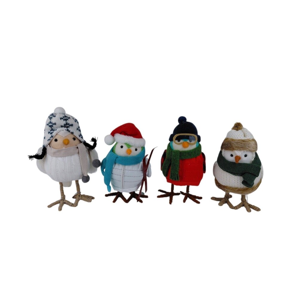 Target Spritz Felt Christmas Birds Lot Of  4 Rocky Clove Powell Tahoe With Tags